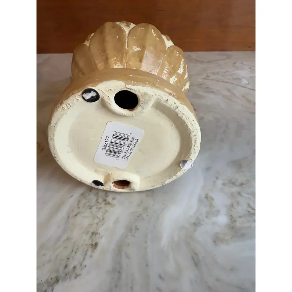 Small Ceramic Acorn Artichoke Mantel Decor